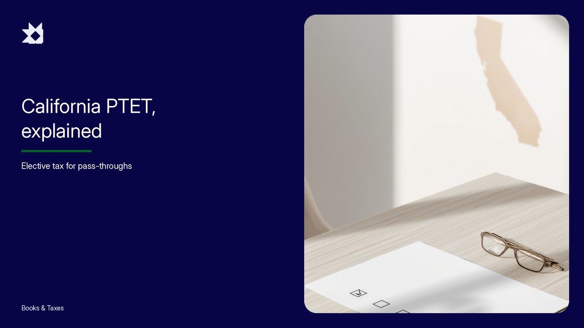 California PTET hero: desk with a California outline and a simple form